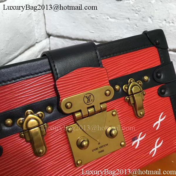 Louis Vuitton Epi Leather PETITE MALLE M54650 Red