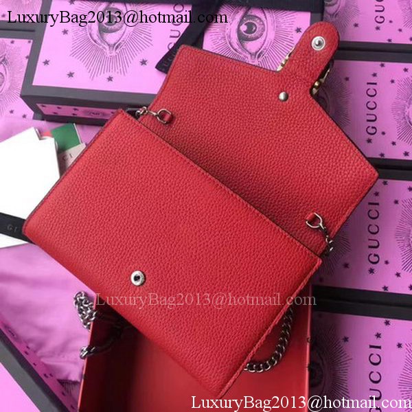 Gucci Dionysus Leather mini Chain Bag 401231 Red