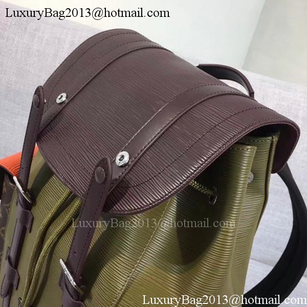 Louis Vuitton Epi Leather CHRISTOPHER PM Bag M58868 Khaki