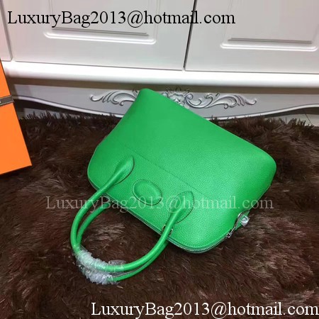 Hermes Bolide 31CM Calfskin Leather Tote Bag B3302 Green