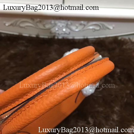 Hermes Bolide 31CM Calfskin Leather Tote Bag B3302 Orange