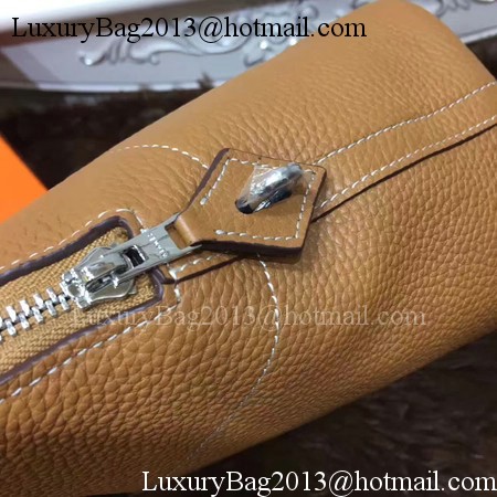 Hermes Bolide 31CM Calfskin Leather Tote Bag B3302 Wheat