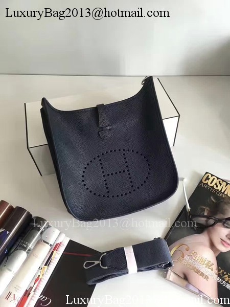 Hermes Evelyne 30cm Messenger Bag E3301 Black