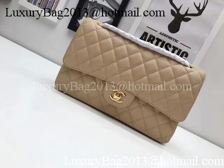 Chanel 2.55 Series Flap Bags Original Cannage Pattern A1112 Apricot