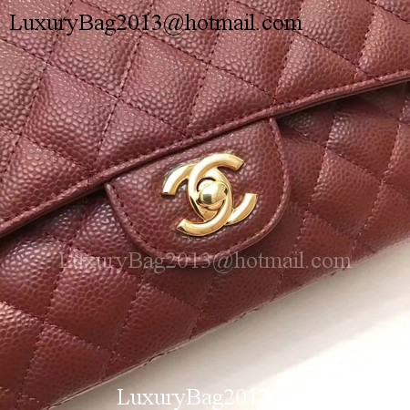 Chanel 2.55 Series Flap Bags Original Cannage Pattern A1112 Wine