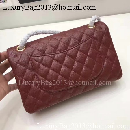 Chanel 2.55 Series Flap Bags Original Cannage Pattern A1112 Wine