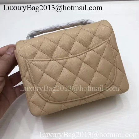 Chanel Classic MINI Flap Bag Original Cannage Pattern A1115 Apricot