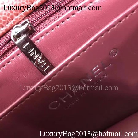 Chanel Classic MINI Flap Bag Original Cannage Pattern A1115 Wine