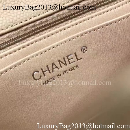 Chanel mini Classic Flap Bag Original Cannage Pattern A1116 Apricot