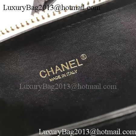 Chanel Cosmetic Bag Original Cannage Pattern A93341 White Chanel Cosmetic Bag Original Cannage Pattern A93341 White