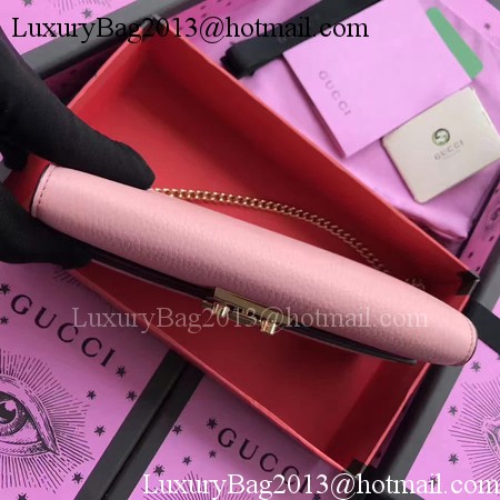 Gucci Padlock Continental Wallet Calfskin Leather 453506 Pink
