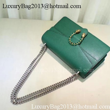 Gucci Dionysus Blooms Leather Shoulder Bag 400249 Green