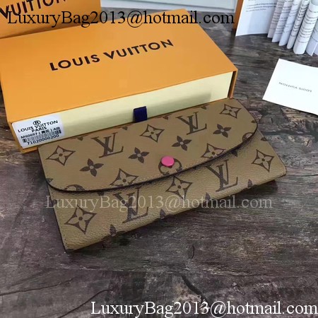 Louis Vuitton Monogram Canvas EMILIE WALLET M60697 Rose