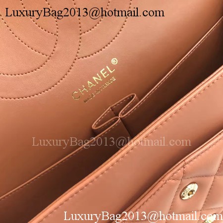 Chanel 2.55 Series Flap Bags Brown Original Sheepskin A1112 Gold