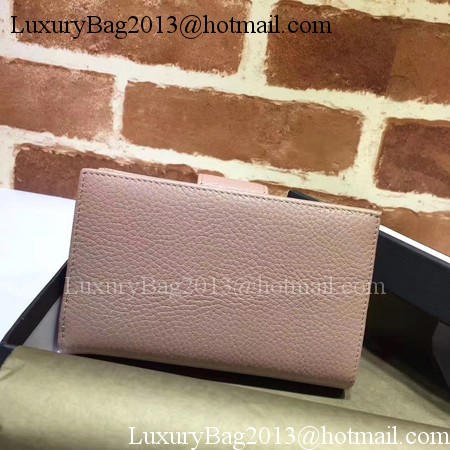 Gucci Calfskin Leagther Wallet 337023 Apricot