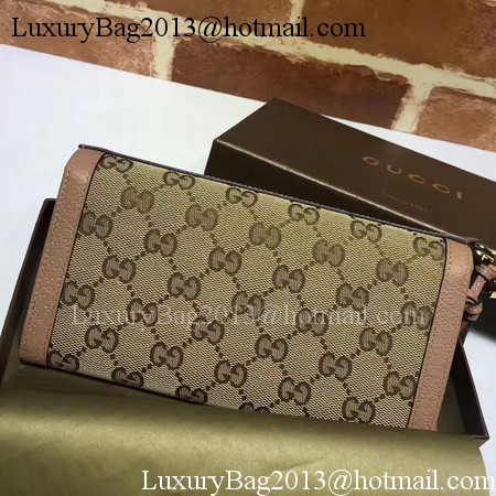 Gucci GG Supreme Wallet 323396 Apricot