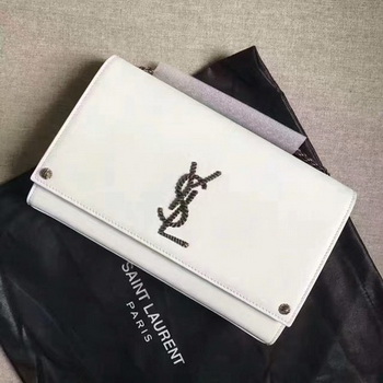 Saint Laurent mini Monogramme Cross-body Shoulder Bag A354025 White