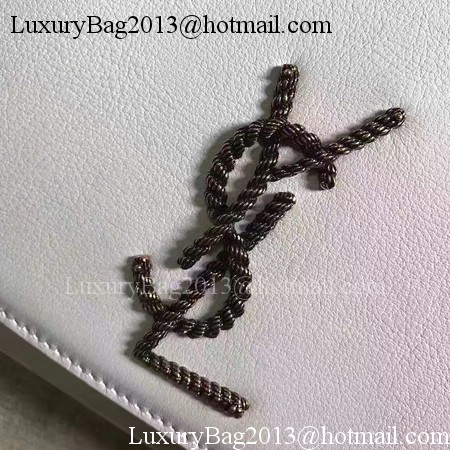 Saint Laurent mini Monogramme Cross-body Shoulder Bag A354025 White