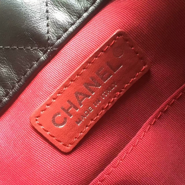 Chanel Sheepskin Leather Backpack 93825 Black