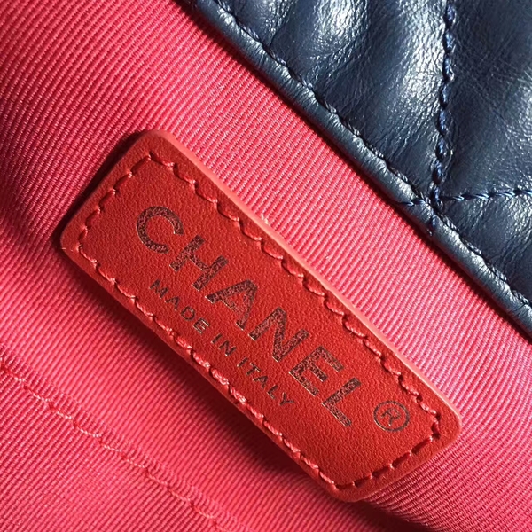 Chanel Sheepskin Leather Backpack 93825 Blue