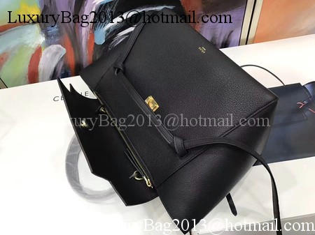 Celine Belt Bag Original Litchi Leather C3349 Black