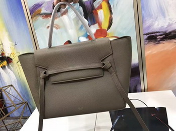 Celine Belt Bag Original Litchi Leather C3349 Grey