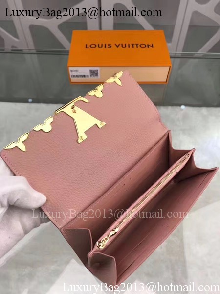Louis Vuitton CRUISE 2017 CAPUCINES WALLET M64551 Pink