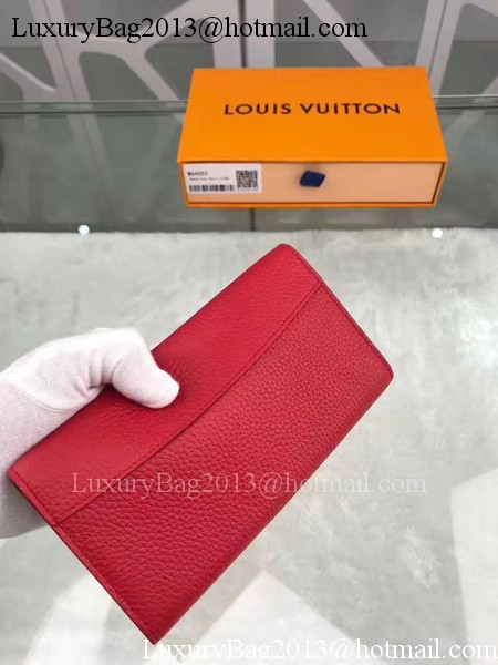 Louis Vuitton CRUISE 2017 CAPUCINES WALLET M64551 Red