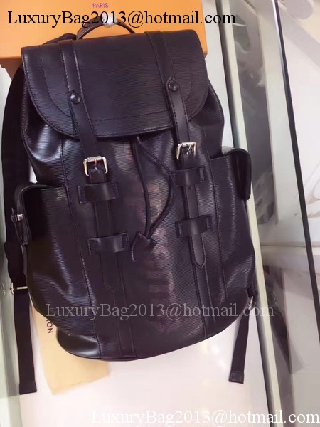 Louis Vuitton Epi Leather CHRISTOPHER PM M50159 Black