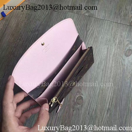Louis Vuitton Monogram Canvas EMILIE WALLET M64202 Pink