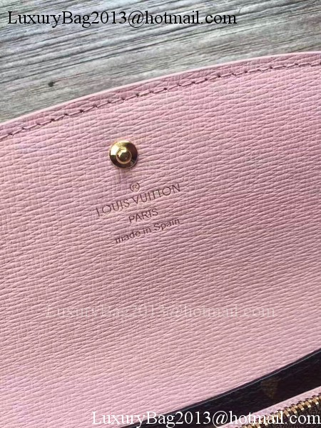 Louis Vuitton Monogram Canvas EMILIE WALLET M64202 Pink