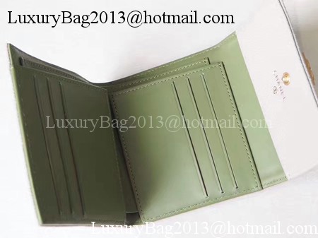 Chanel Matelasse Bi-Fold Wallet Grey Cannage Patterns A48980 Gold