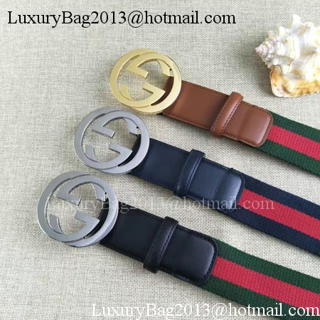 Gucci 40mm Leather Belt GG57560 Wheat