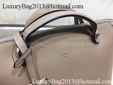 Fendi BY THE WAY Bag Original Calfskin Leather F2689 Light Grey