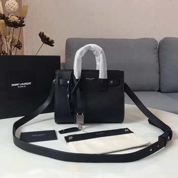 Yves Saint Laurent Classic Sac De Jour Bag Calfskin Leather Y398711 Black