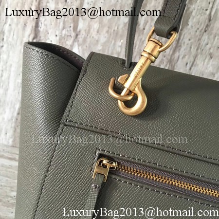 Celine Belt mini Bag Original Leather C98310 Grey