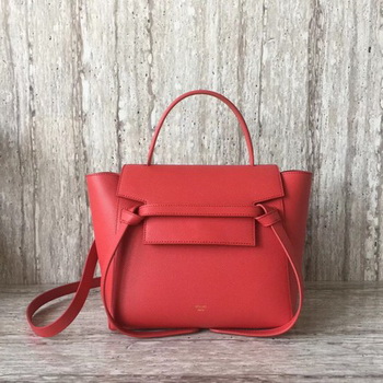 Celine Belt mini Bag Original Leather C98310 Red