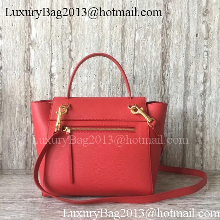 Celine Belt mini Bag Original Leather C98310 Red