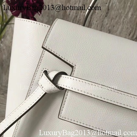 Celine Belt mini Bag Original Leather C98310 White