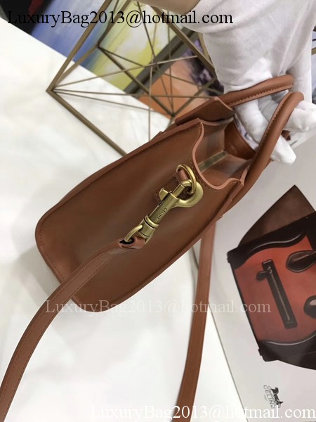 Celine Luggage Nano Tote Bag Original Leather CC3560 Brown