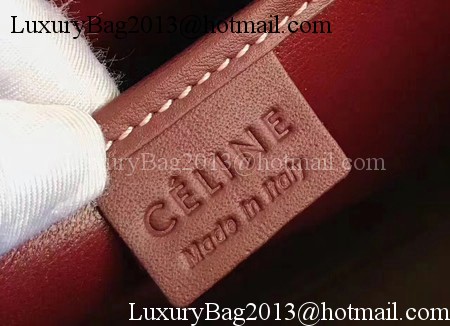 Celine Luggage Nano Tote Bag Original Leather CC3560 Wine