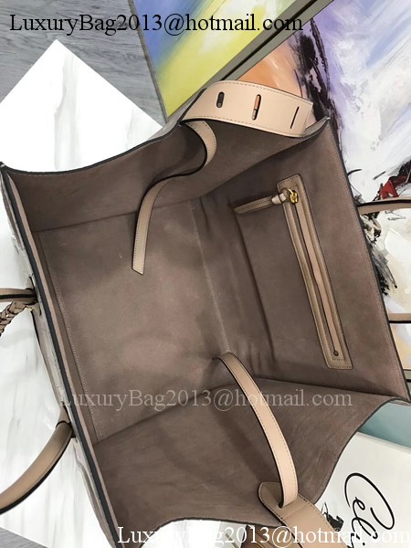 Celine Luggage Phantom Tote Bag Croco Leather CT3372 Apricot