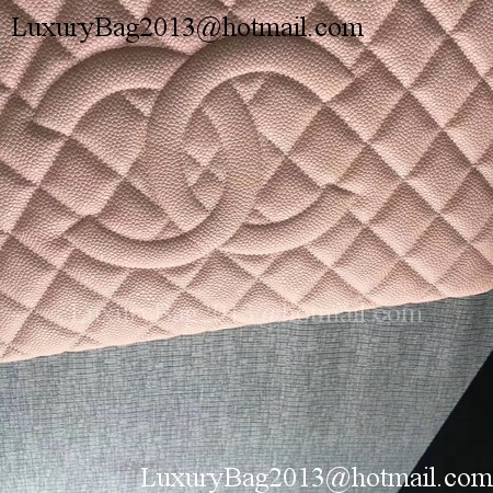 Chanel LE Boy Grand Shopping Tote Bag GST Pink Cannage Pattern A50995 Gold
