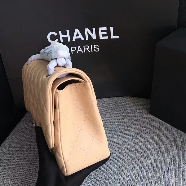 Chanel Flap Shoulder Bags Camel Original Lambskin Leather CF1113 Silver Chanel Flap Shoulder Bags Camel Original Lambskin Leather CF1113 Silver