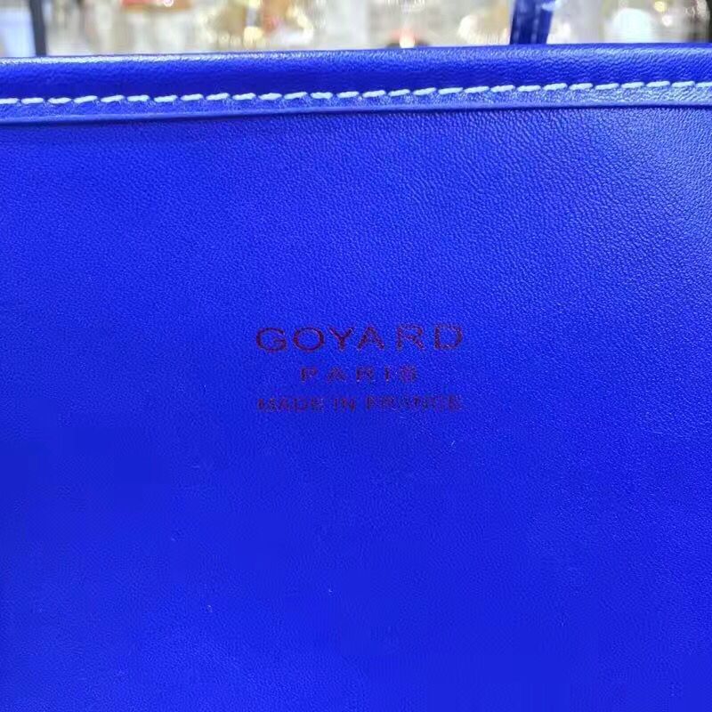 Goyard Y Doodling Calfskin Leather Tote Bag 7901 Blue