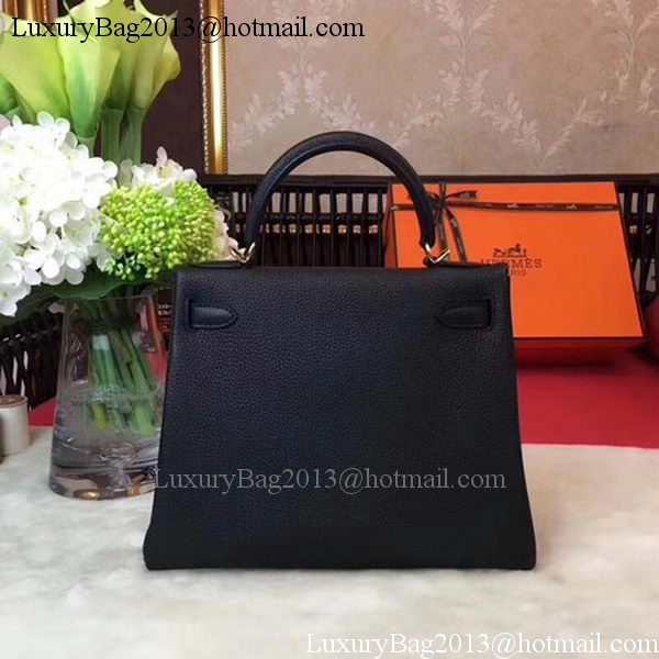 Hermes Kelly 32cm Shoulder Bag TOGO Leather KY32 Black