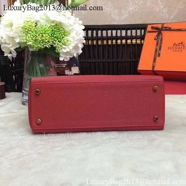 Hermes Kelly 32cm Shoulder Bag TOGO Leather KY32 Red