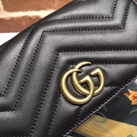 Gucci GG Marmont Matelasse mini Bag 448426 Black
