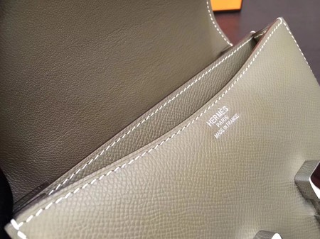 Hermes Constance Bag Original Calfskin Leather H9910 Grey