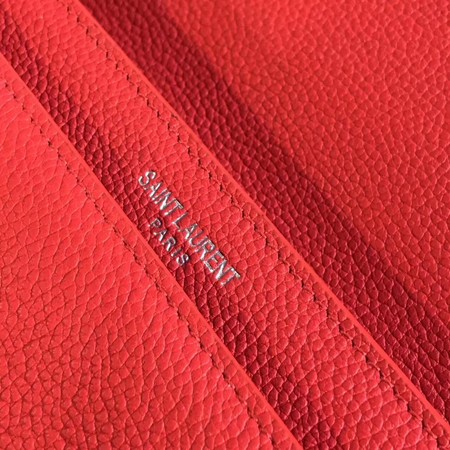 Yves Saint Laurent Leather Cross-body Shoulder Bag Y8004 Red